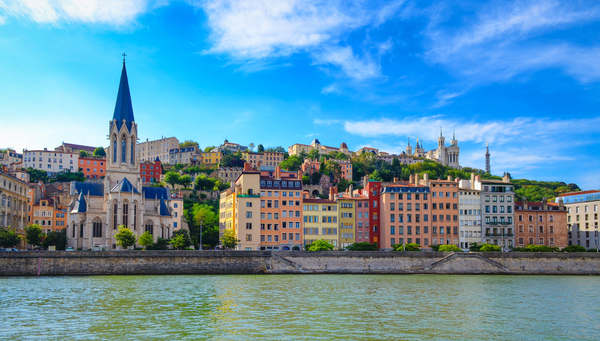 Lyon, the beautiful city of France.
