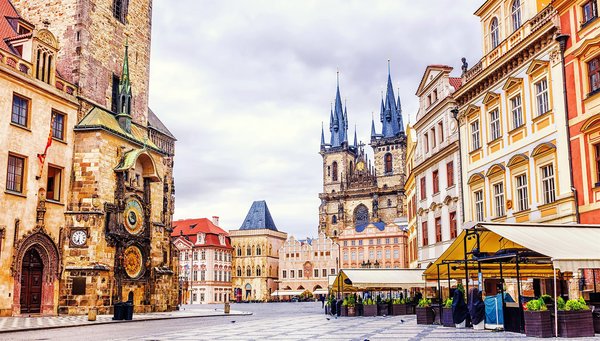 Old City Square in Prague, Czech Republic
